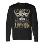 Rentner Eine Legende Geht In Rente 2024 Retirement Langarmshirts