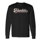 Retrointage Frankie Name Personalised Langarmshirts