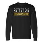 Rettet Die Fischwanden I Koch I Catering Langarmshirts