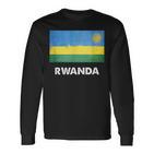 Ruanda Flag Jersey Ruanda Langarmshirts