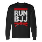 Run Bjj Brazilian Jiu-Jitsu Bjj Belt Langarmshirts