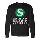 S-Bahn Das Leben Inoll Zügen German Langarmshirts