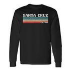 Santa Cruz Intage Retro 70S 80S Santa Cruz Ca Langarmshirts