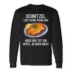 Schnitzel Löve Keine Probleme Question Schnitzel Langarmshirts