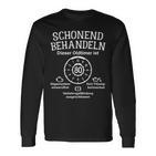 Schonend Behandeln Oldtimer Ist 80 Plaque 80Th Birthday S Langarmshirts