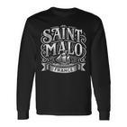 Segelschiff Saint-Malo Frankreich Langarmshirts