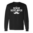 Senor Developer Coder Programmer Nerd Langarmshirts