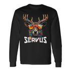 Servus Costume Costume Stag Tyrol & Bavaria Langarmshirts