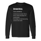 Shakira Langarmshirts