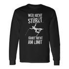 Skiing Apres Ski Slogan Hobby Skier Langarmshirts