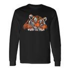 Sleeping Tiger I Tiger Children's Langarmshirts