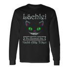 Smile Du Kannst Sie Nicht Alle Töten Cheshire Cat Langarmshirts