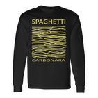 Spaghetti Carbonara For Pasta Lovers And Chefs Langarmshirts