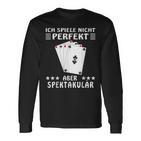 Spektacular Card Player Langarmshirts