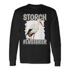 Stork Whisperer Storchflüsterer Sachenogel Stork Langarmshirts