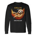 Studium Chillen Faulenzen Ruhig Studentin Langsam Student Langarmshirts