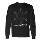 Substituent Chemistry Molecule Chemist Scientist School Langarmshirts