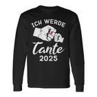 Tante 2025 Ich Werde Tante 2025 Langarmshirts