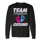 Team Hauptsache Gesund Gender Reveal Langarmshirts