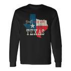 Texas The Lone Star State Leg Dich Nicht Mit Texas An Langarmshirts