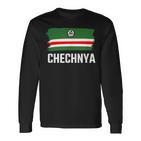 Tschetschenien Tschetschene Tschetschenen Chechnya Langarmshirts