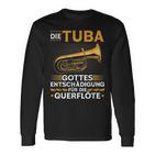 Tuba Entschädigung Querflöte Blasmusik Festival Bass Tubist Langarmshirts