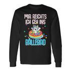 Unicorn Costume Mir Reichts Ich Geh Ins Ball Pit Unicorn S Langarmshirts