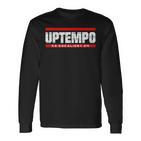 Uptempo Speedcore Gabber Festival Langarmshirts