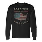 Usa Road Trip 2024 America Langarmshirts