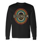 Vintage 8200 Rosenheim Retro Alte Postleitzahl Langarmshirts