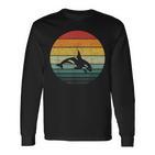 Vintage Orca Retro Langarmshirts