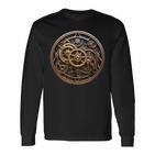 Vintage Steampunk Gears Langarmshirts