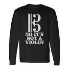 Viola No It's Not Aiolin Langarmshirts