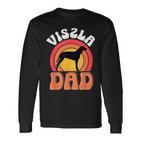 Viszla Dad Foriszla Dog Owner Animal Lover Langarmshirts