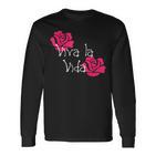 Viva Laida Rose Day Of The Dead Di Los Muertos Langarmshirts