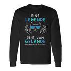 Volksschule 2024 Eine Legende Gehtom Gelände Langarmshirts