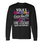 Volksschule Geschafft Abschlussolksschule 2024 Langarmshirts