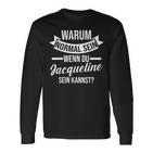 Vorname Jacqueline Langarmshirts