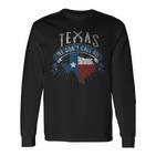 Wir Nennen 911 Texas State Image Nicht Langarmshirts