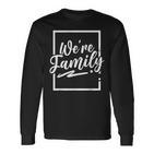 Wir Sind Eine Familie Familienreffen Relative Langarmshirts