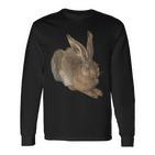 Young Hare Field Rabbit By Albrecht Durer Langarmshirts