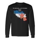 Yugoslavija Flag Balkan Sfrj Yugoslavia Langarmshirts