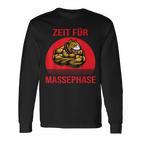 Zeit Für Massephase Bodybuilding Langarmshirts