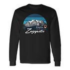 Zugspitze Garmisch Partenkirchen Bayern Germany Flag Langarmshirts