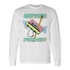 90S Party Costume 80S Never Forget Retro Cassette Langarmshirts