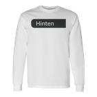 Backprint Ich Hör Nur Mi Mi Mi Langarmshirts