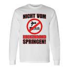 Bademeister Dlrg Nichtom Beckenrand Jumping S Langarmshirts