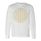 Blume Des Lebens Symbol Der Grundformen Der Raumzeit Langarmshirts