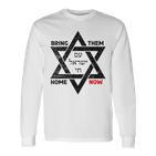 Bring Sie Jetzt Nach Hause Am Yisrael Chai Star Of David Israel Langarmshirts