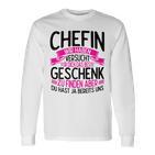 Chefin Wir Habenersucht Für Dich Geschenk Zu Finden Langarmshirts